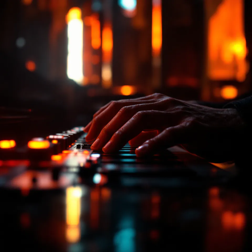 Church keyboard player